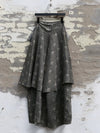 Mutedance 25 Autumn/Winter Double-layer Large Pocket Skirt Plant-dyed Highly Handmade MD-MD25FW64-dark green (MD25FW61)